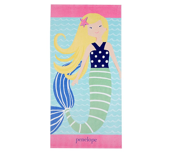 Mermaid Kid Beach Towel Spring18