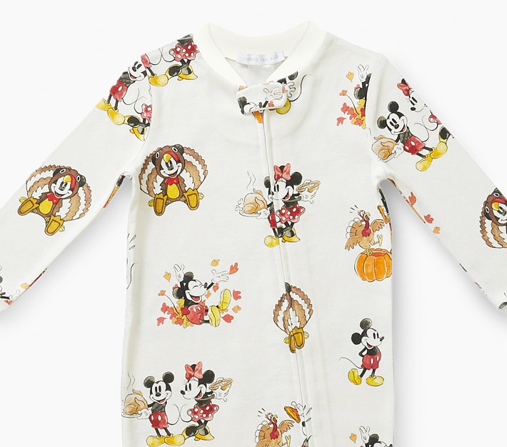 Disney Mickey Mouse Thanksgiving Organic Nursery Pajama