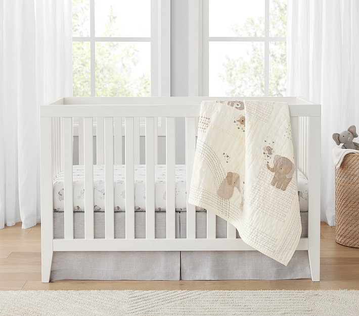 Nanit Smart Sheets, 100% Cotton Crib Sheets Track Baby Growth