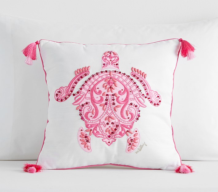 Lilly Pulitzer Turtley Awesome Pillow