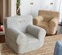 My First Anywhere Chair&#174;, Gray Cozy Sherpa Slipcover Only