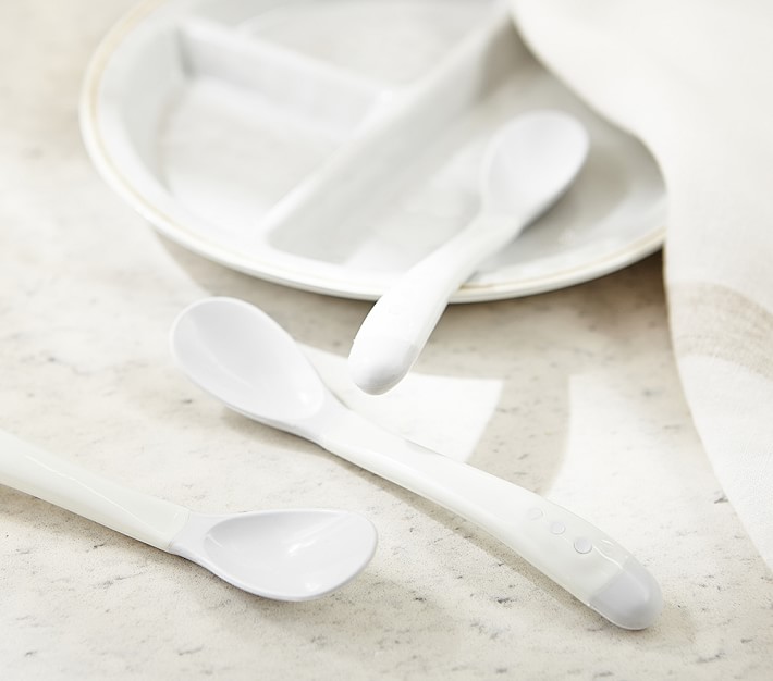 Gray Baby Cambria Spoons, Set of 3