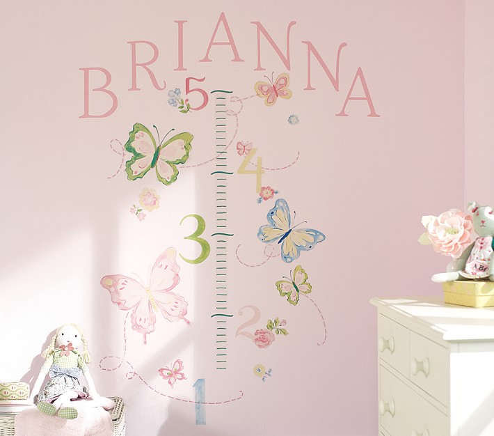 Butterfly Growth Chart Decal