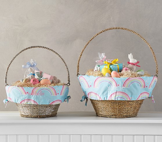 Multi Rainbow Easter Basket | Pottery Barn Kids