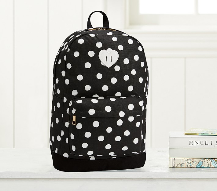 The Emily &amp; Meritt Black/White Dot Backpack