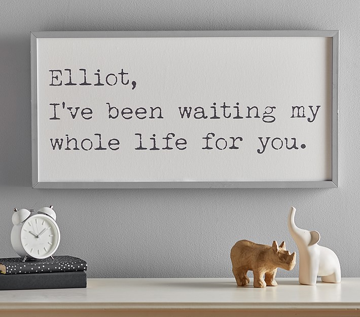 &quot;Waiting for You&quot; Personalized Art