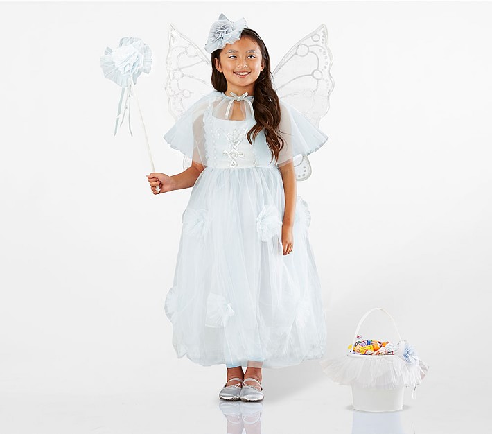 Kids Monique Lhuillier Blue Fairy Halloween Costume Set