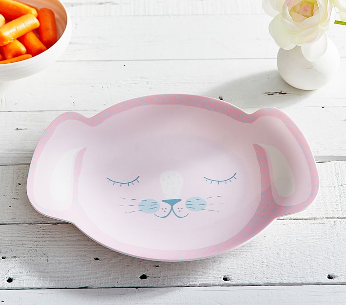 Pink Bunny Plate