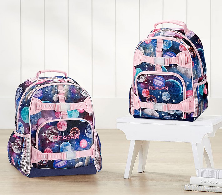 Mackenzie Navy Pink Galaxy Backpacks