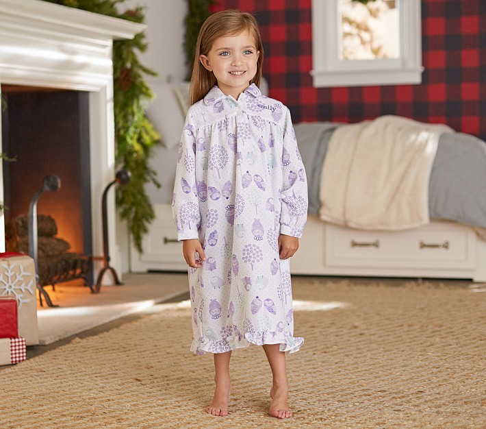 Owl Flannel Nightgown