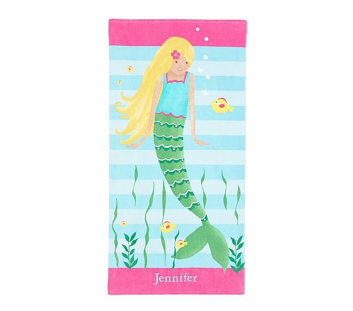 Classic Icon Blonde Mermaid Mini Towel