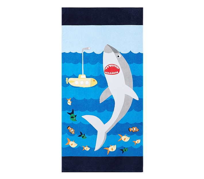 Classic Shark Kid Beach Towel