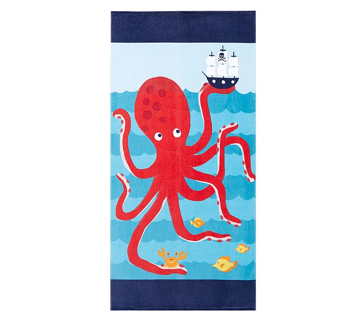 Classic Octopus Kid Beach Towel Boy