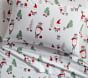 Holiday Santa Flannel Sheet Set &amp; Pillowcases