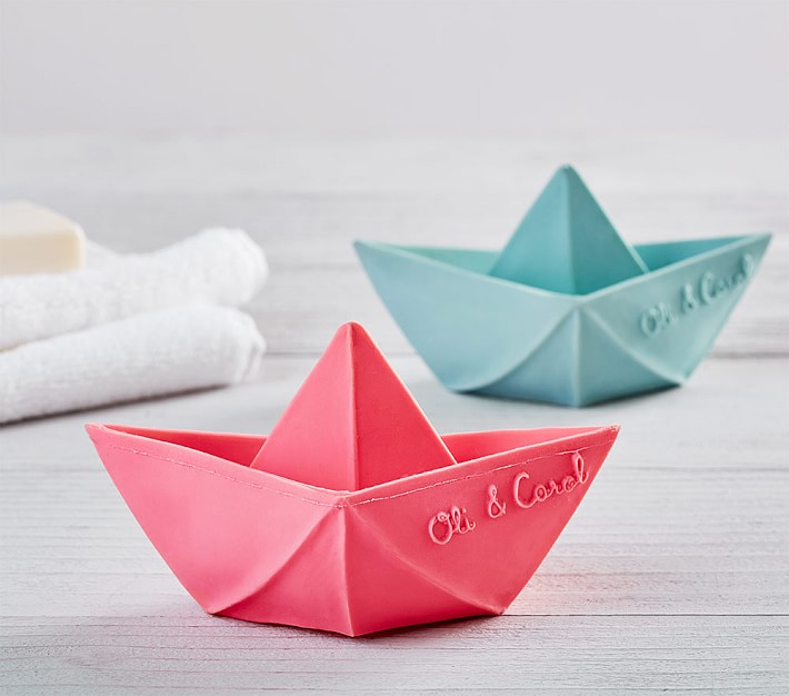 Oli &#38; Carol Origami Boat Teethers
