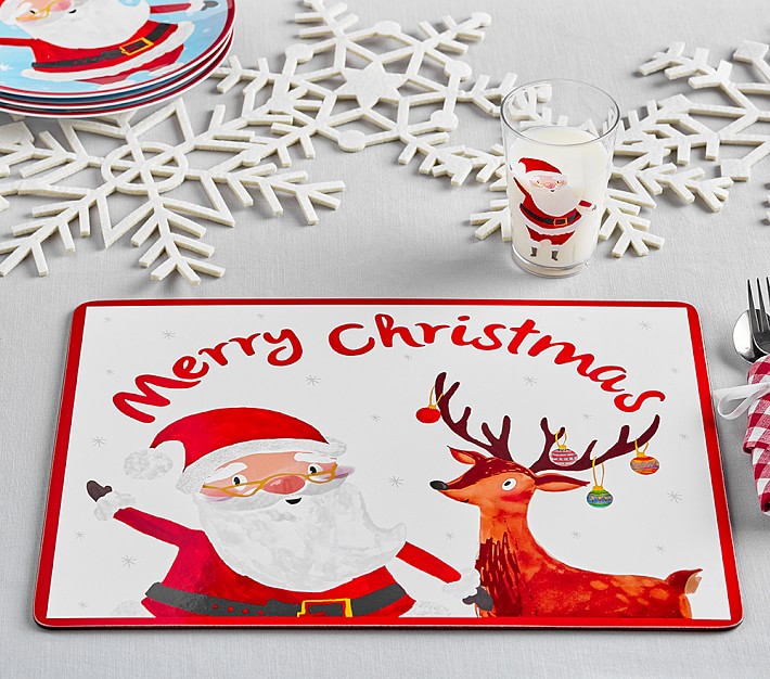 Merry &amp; Bright Christmas Placemat