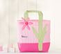 Striped Critter Pink Daisy Tote