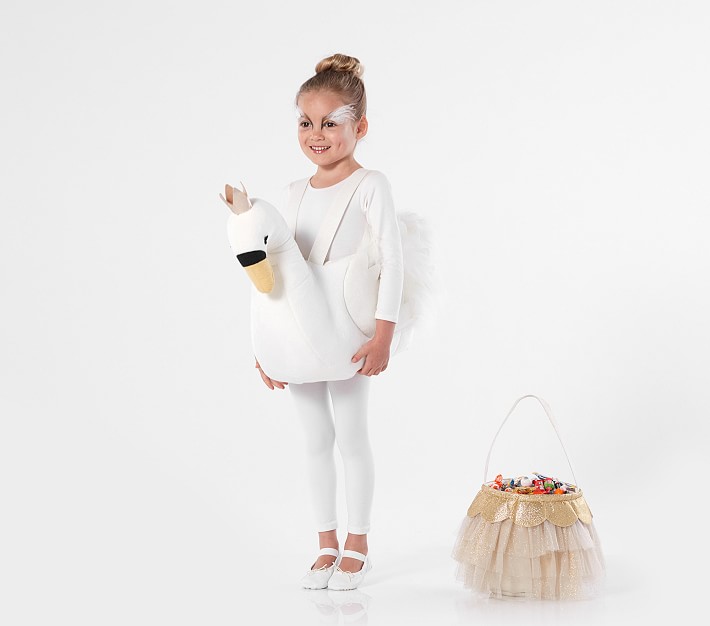 Kids 3D Swan Halloween Costume