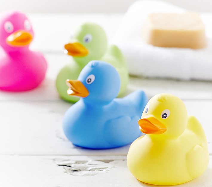 Rubber Duckies Bath Squirtie Set