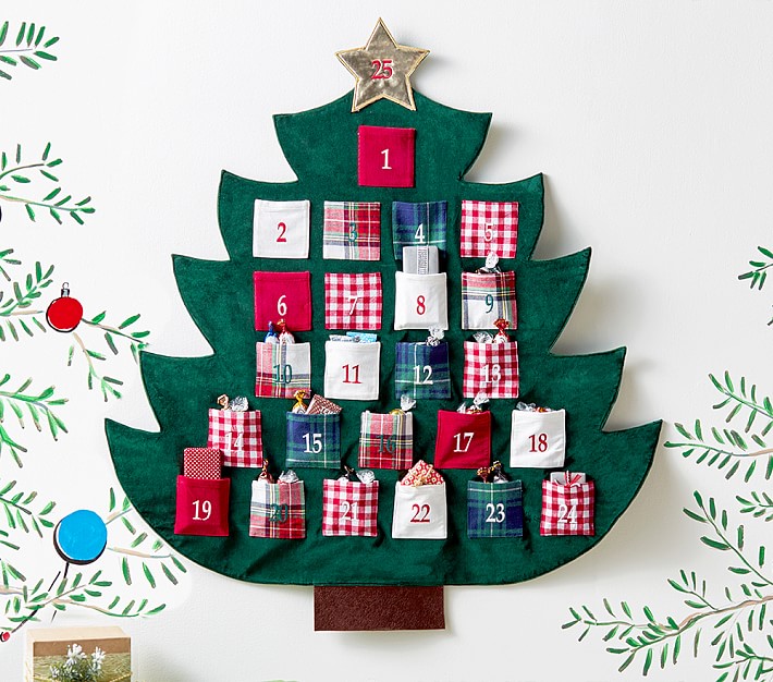 Plaid Tree Advent Calendar