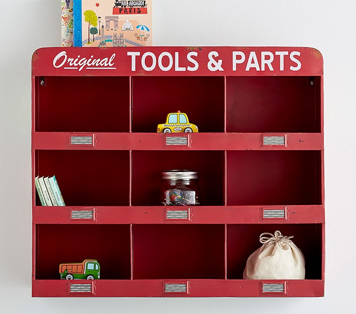 Tools &amp; Parts Cubby Wall Storage