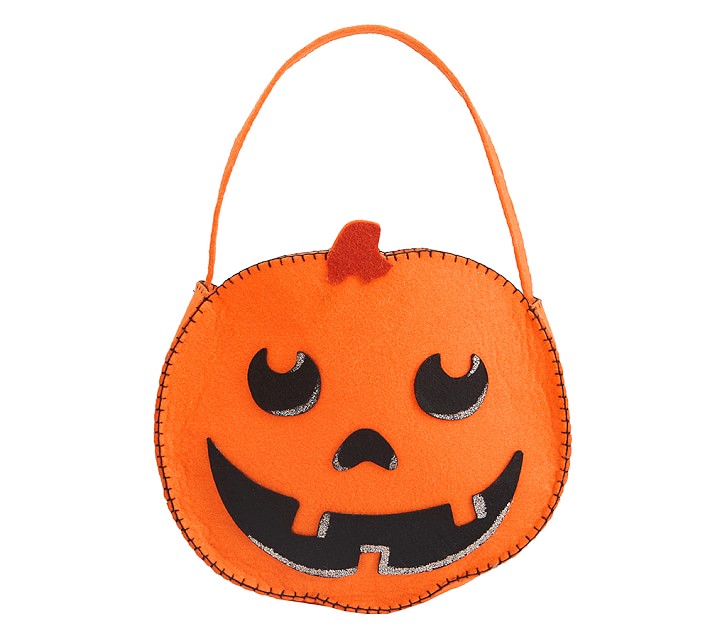 Pumpkin Felt Treat Bag