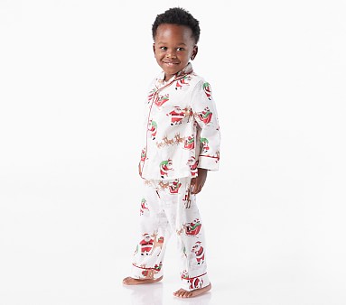 Heritage Santa Kids Flannel Pajama