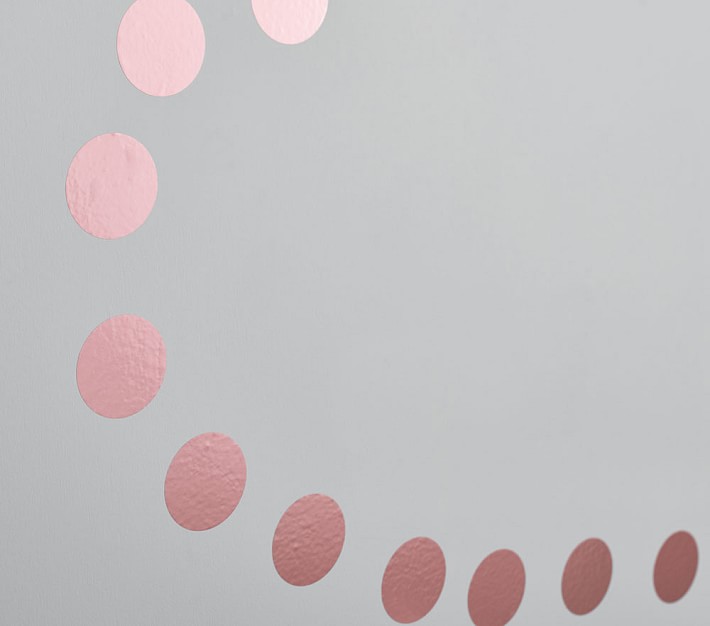 Rose Gold Confetti Dot Decals