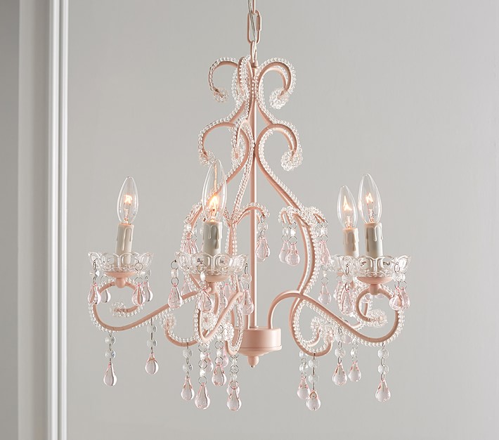Pink Lydia Chandelier
