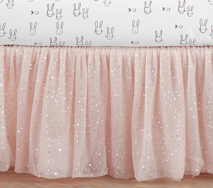 The Emily &#38; Meritt Sparkle Tulle Crib Skirt