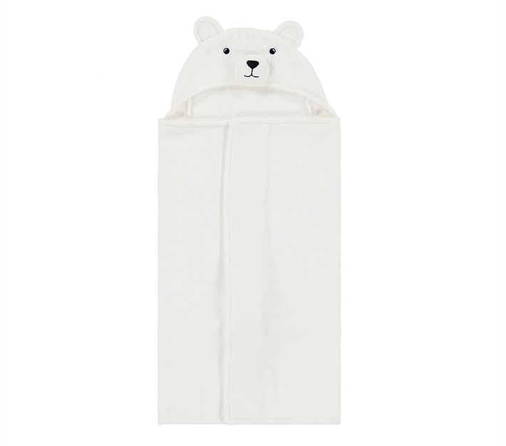 Winter Bear Kid Hooded Towel