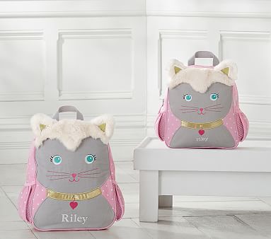 Classic Critter Kitty Kids Backpack | Pottery Barn Kids