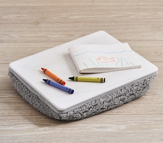 Gray Fur Super Study Kids Lap Desks | Pottery Barn Kids