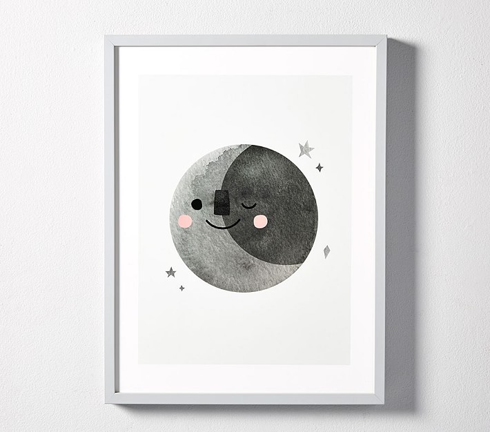 Minted&#174 A Happy Moon Wall Art by Mollie Rose Bohannon