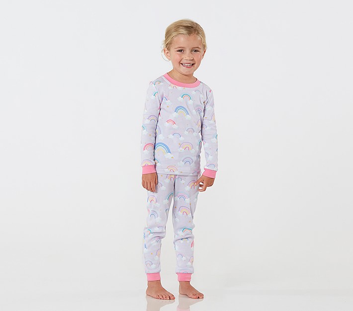 Rainbow Cotton Pajama Set