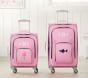 Fairfax Solid Pink/Navy Trim Luggage Collection