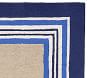 Tailored Striped Rug - Blue