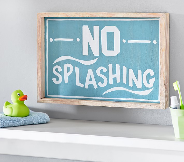 No Splashing Art