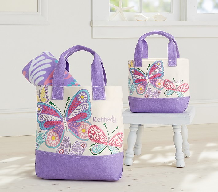 Butterflies Preppy Icon Tote