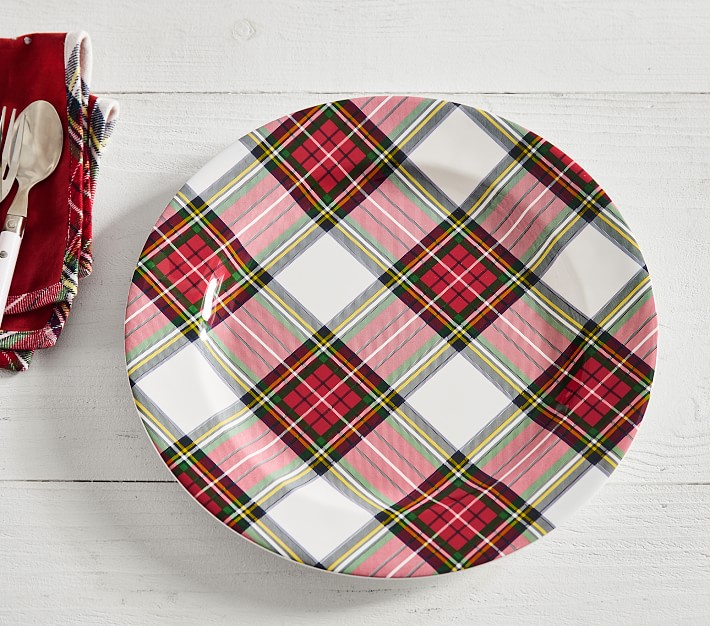 Plaid Charger Plate