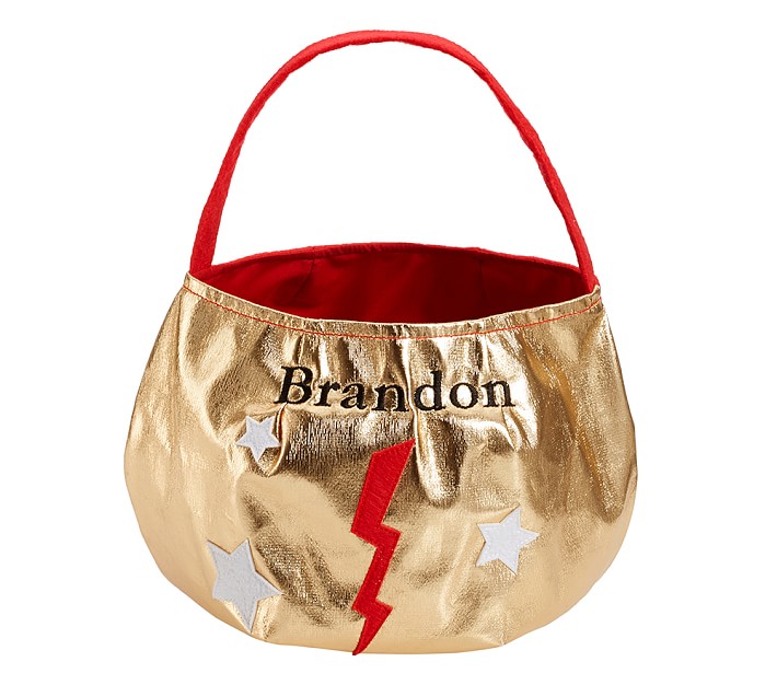 Gold Superhero Treat Bag