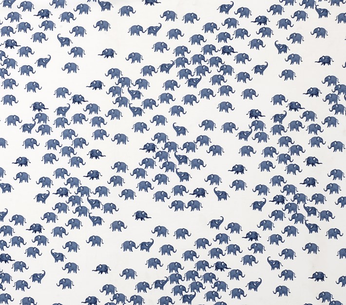 Elephant Crib Fitted Sheet