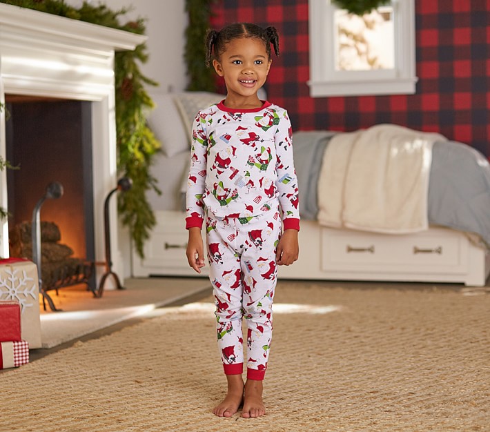 Santa's Workshop Cotton Pajama Set