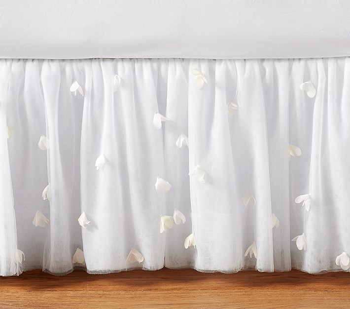 Monique Lhuillier Ivory Ethereal Bed Skirt