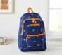 Taylor Navy Car Embroidered Sleepover Backpack