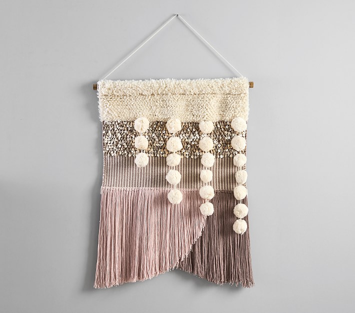 west elm x pbk Blush Woven Wall Tapestry