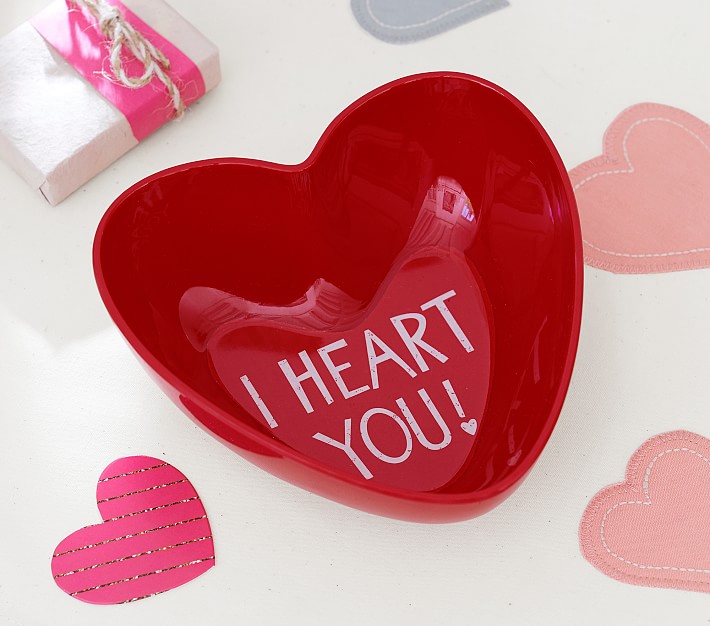 Valentine's Day Heart Shaped Bowl