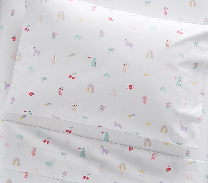 Organic Piper Toddler Sheet Set &amp; Pillowcase