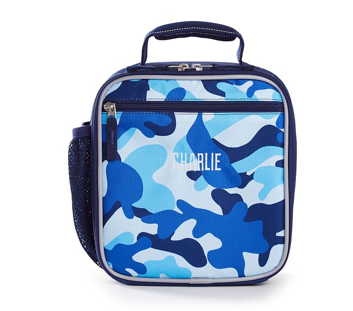 Casey Blue Camo Kids' Lunch Box by Mark &amp; Graham