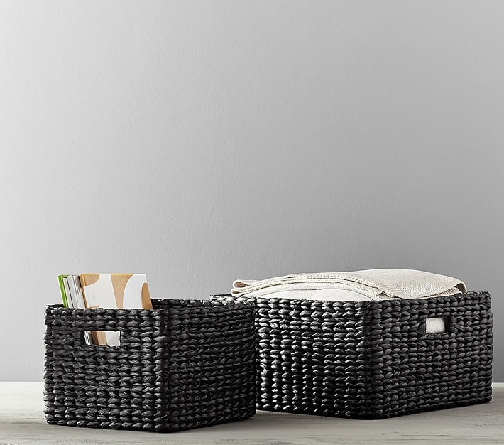 Black Woven Storage Collection